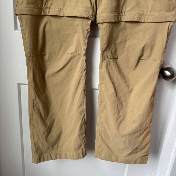 Eddie Bauer Men’s Khaki Convertible Tech Pants Size 36×30 Outdoor Hiking Nylon - Picture 3 of 9